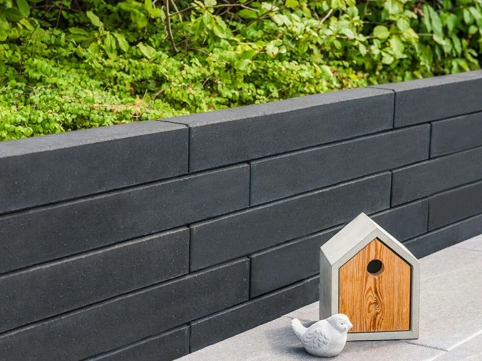 Stapelblok Decor XL 12,5 x 12,5 cm (125 x 125 mm) Antraciet - Lengte 80 cm - Afbeelding 4